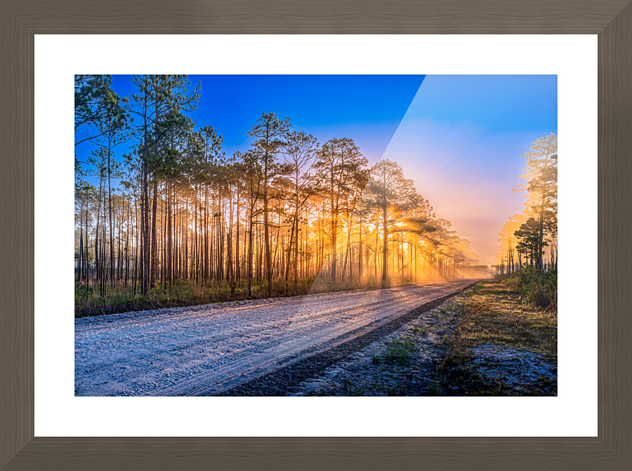 The Haze Picture Frame print
