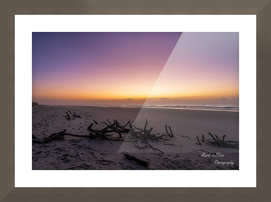 Drift Wood Picture Frame print