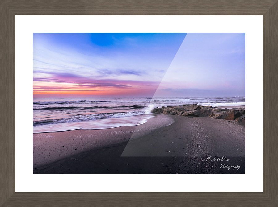 Breaking waters Picture Frame print
