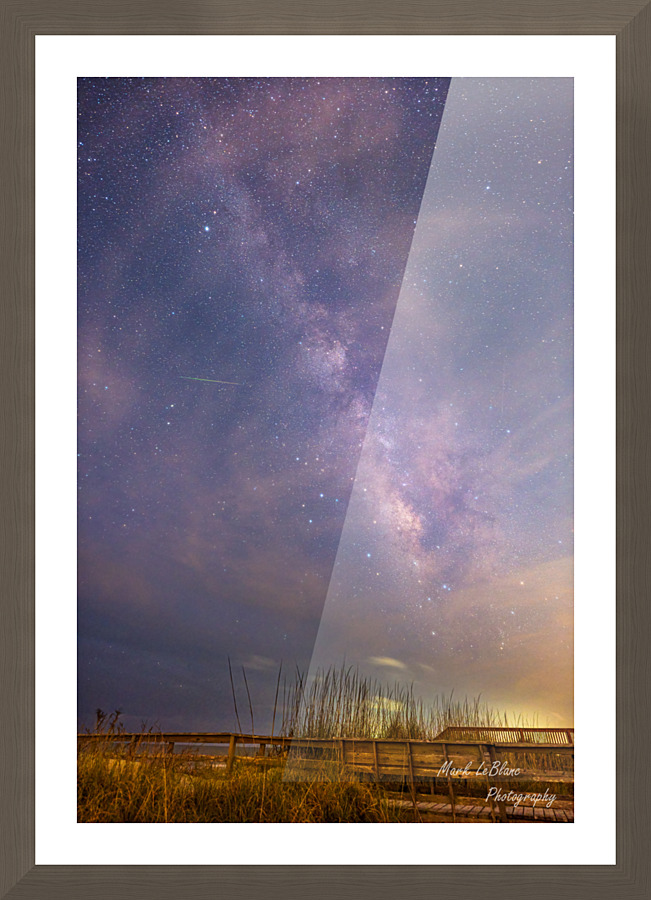 Milky Skys Picture Frame print