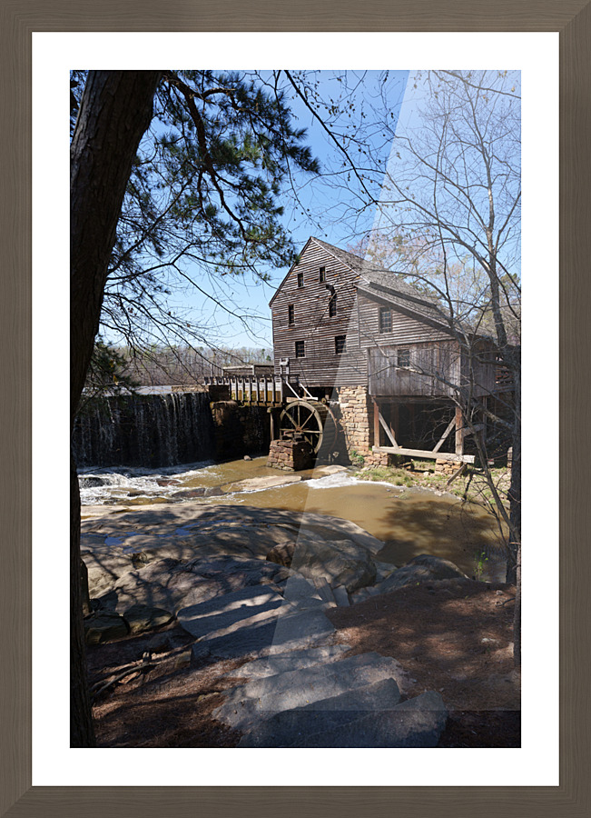 old tyme Picture Frame print