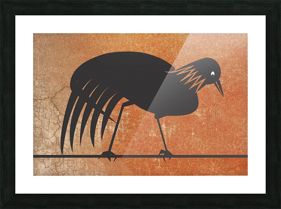 Oiseau Bird 4 Picture Frame print