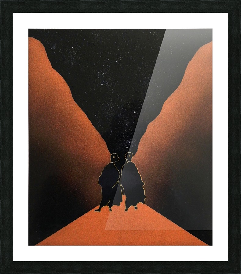Conversation Picture Frame print