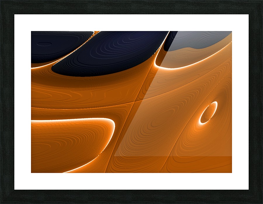 Vague Wave Picture Frame print