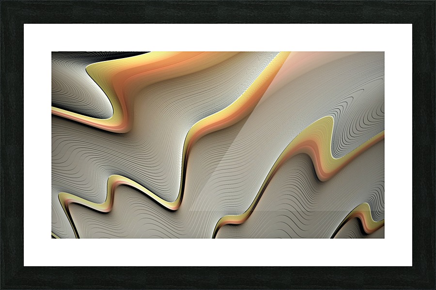 Zigzag Picture Frame print