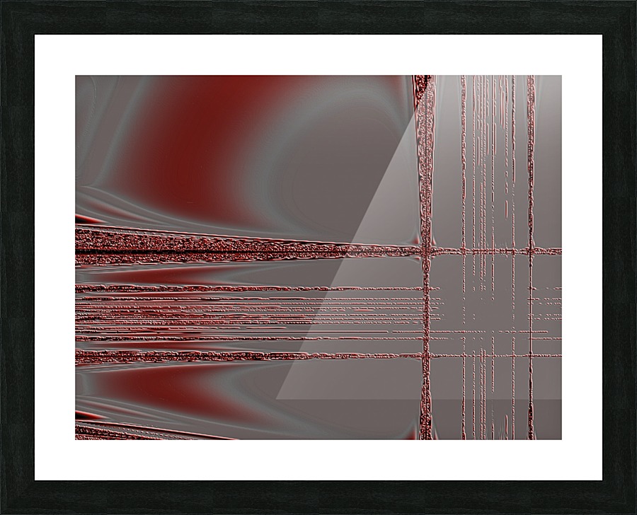 Croisement Cross Picture Frame print