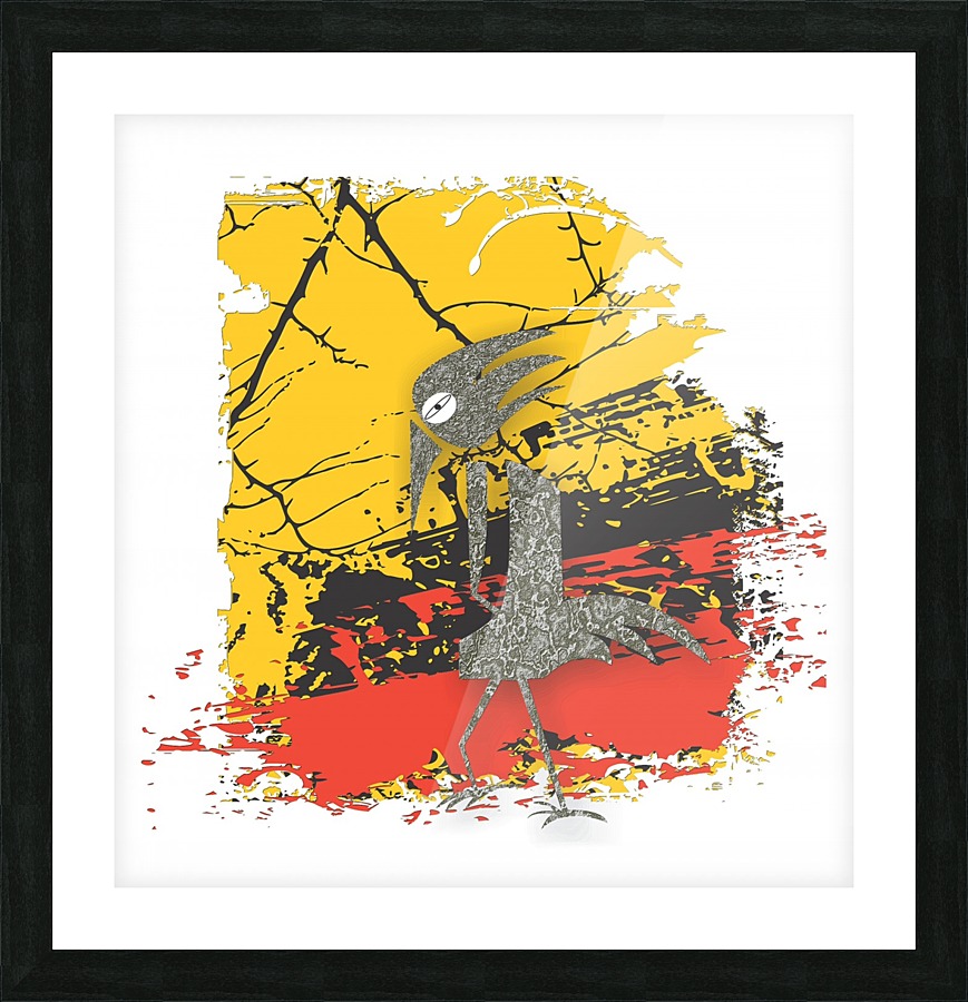 Vent dautomne Fall wind Picture Frame print