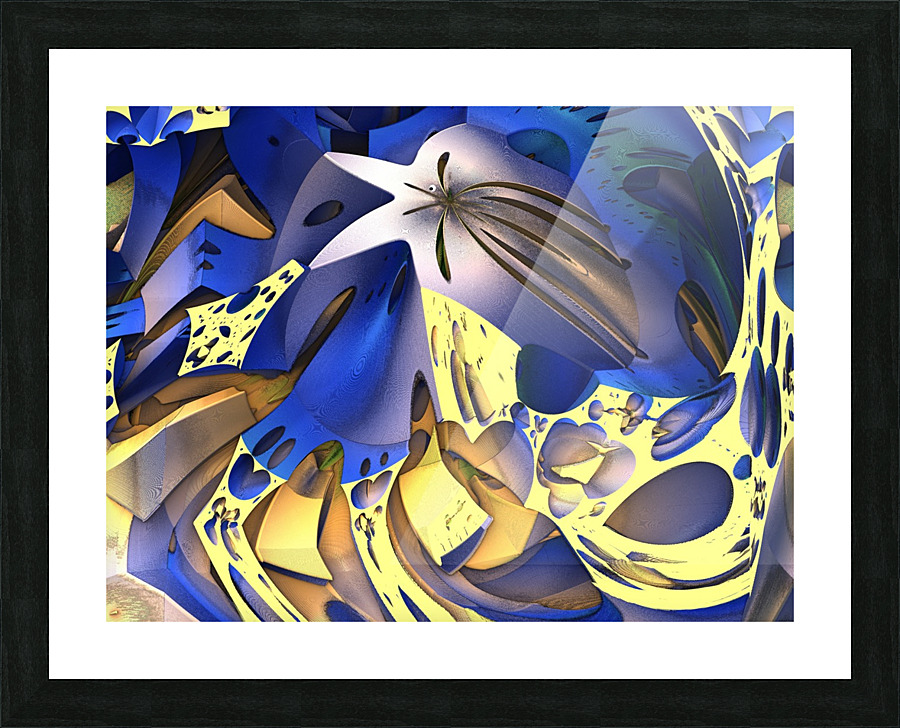 Oiseau chantant Singing bird Picture Frame print