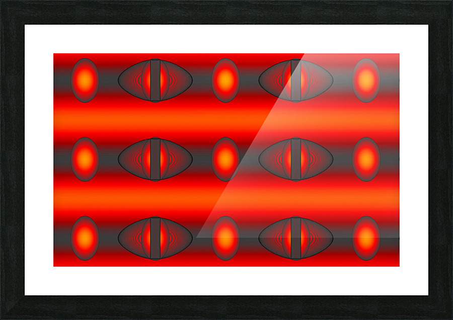 Atomes Atoms Picture Frame print