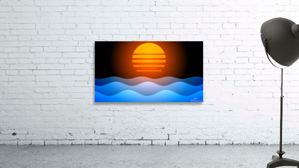 Coucher de soleil Sunset Wall Preview