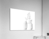 White minimalism Acrylic Print