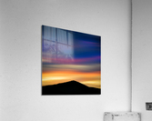 Yellow blue sunset Acrylic Print