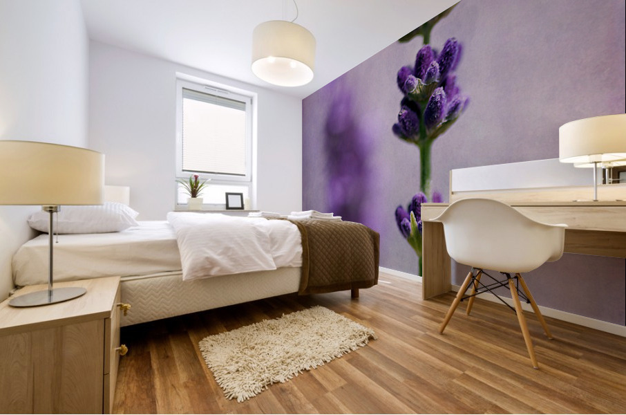 Lavender Mural print
