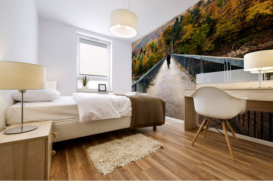 Towards autumn Mural print