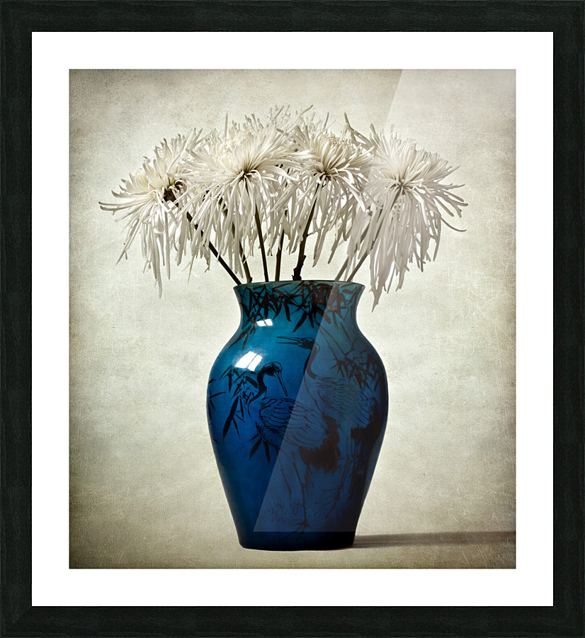 Blue Picture Frame print