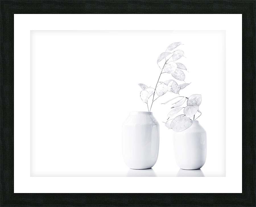 White minimalism Picture Frame print