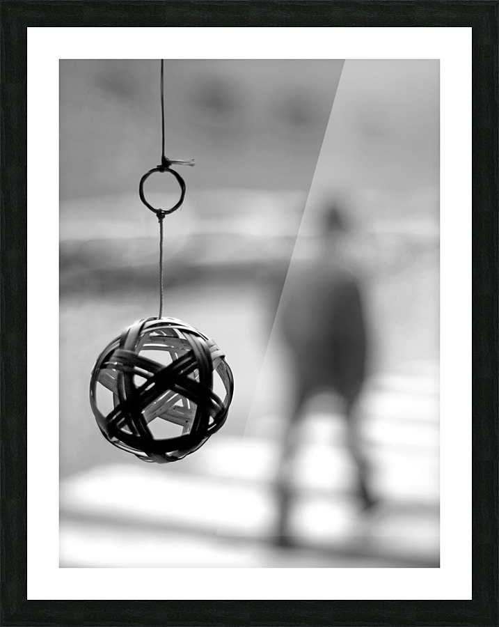 Behind Picture Frame print