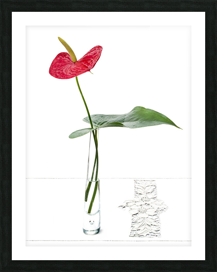 White red green Picture Frame print