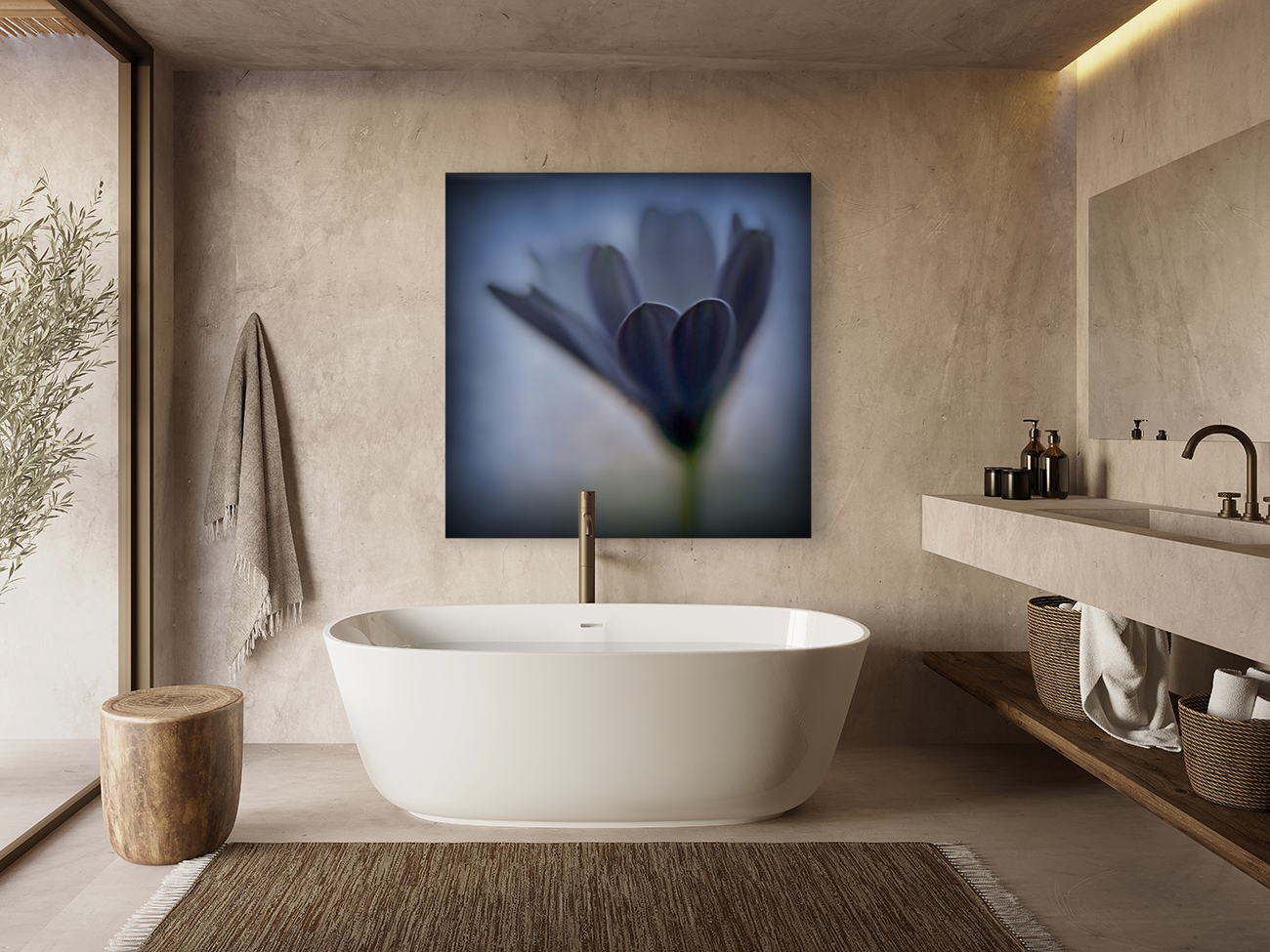Soft blue Reproduction