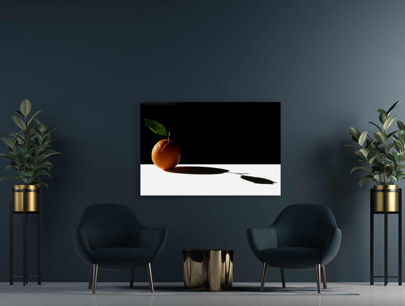 Orange and shadow Reproduction