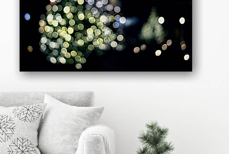 Christmas trees bokeh by Barbara Corvino