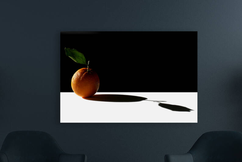 Orange and shadow by Barbara Corvino