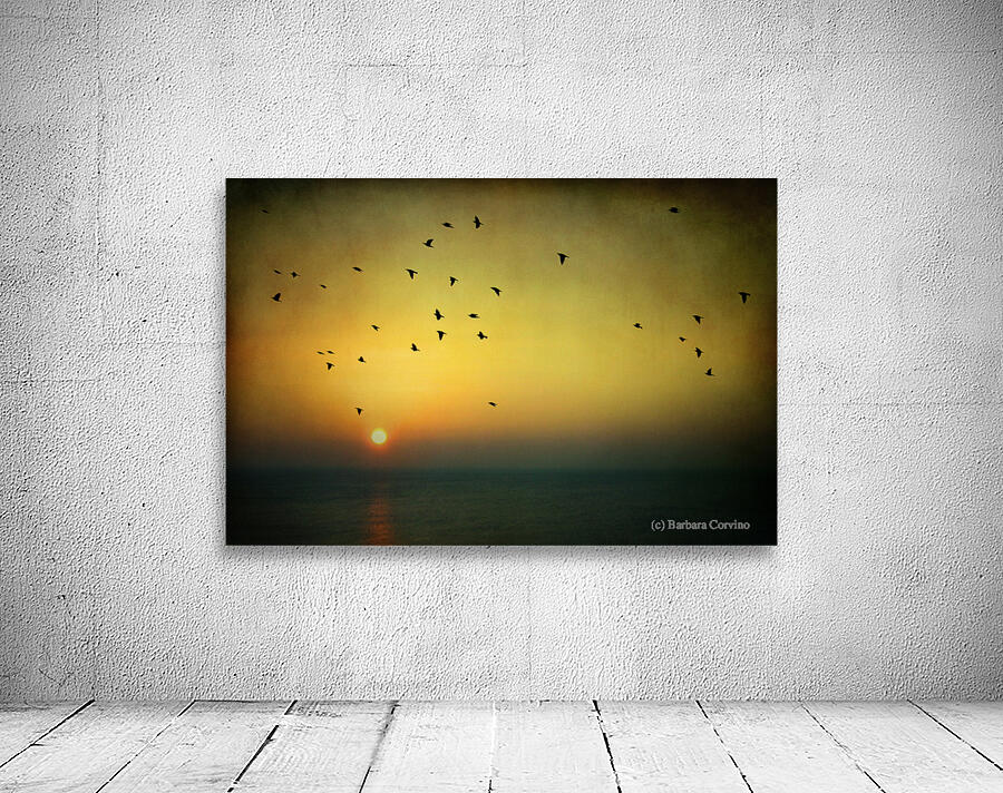 Flight at sunrise Wall Preview