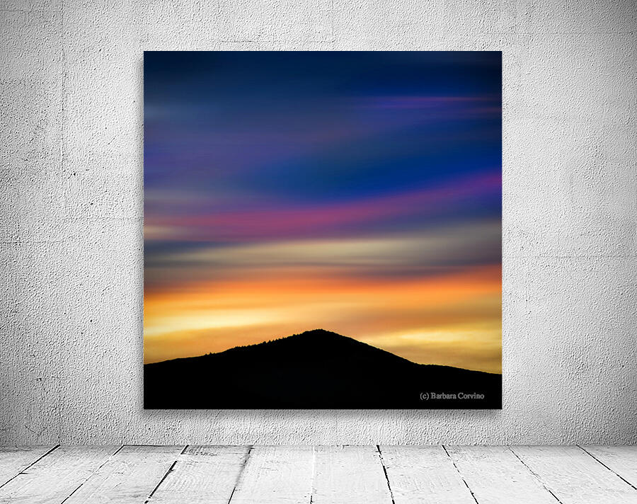 Yellow blue sunset Wall Preview