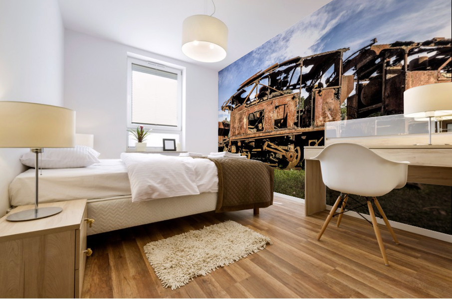 Rusty Train Mural print