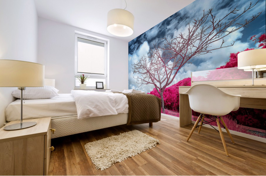 Up Close with Bathing Insight Mural print