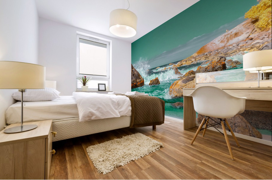 Midnight Paradise Mural print