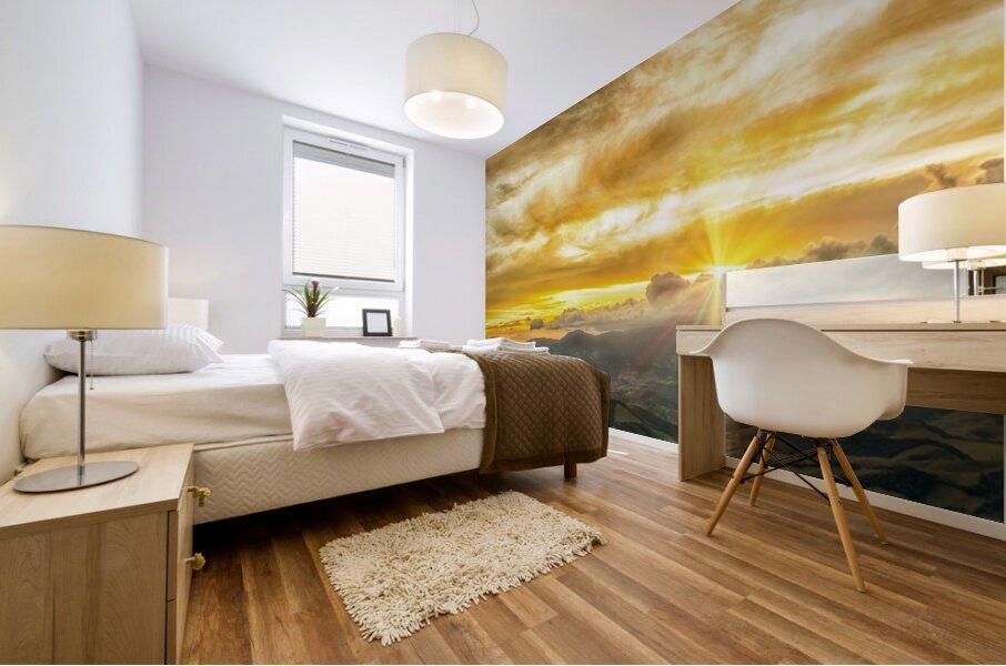 golden hour  Mural print