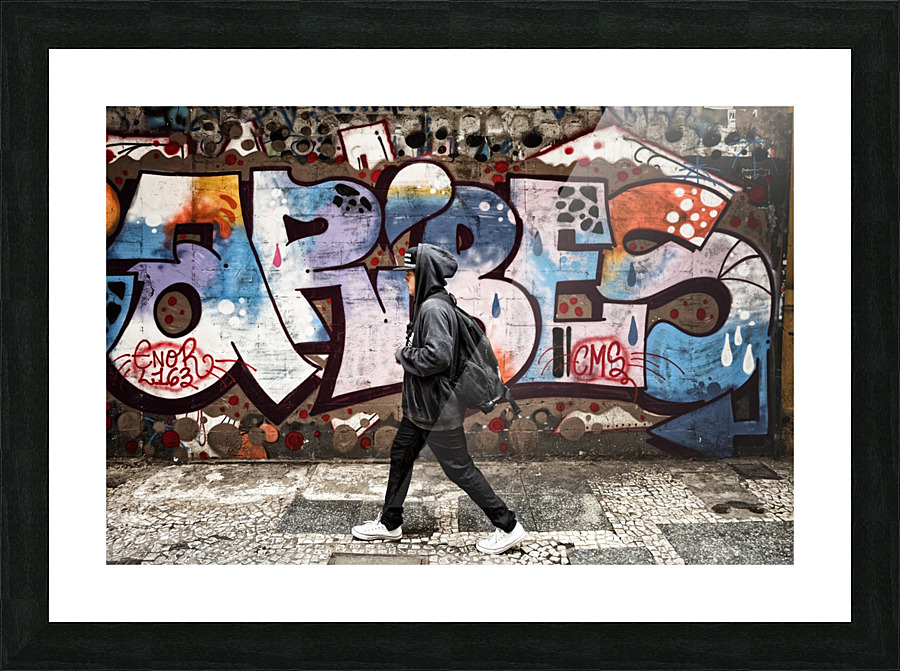 Walk This Way Picture Frame print