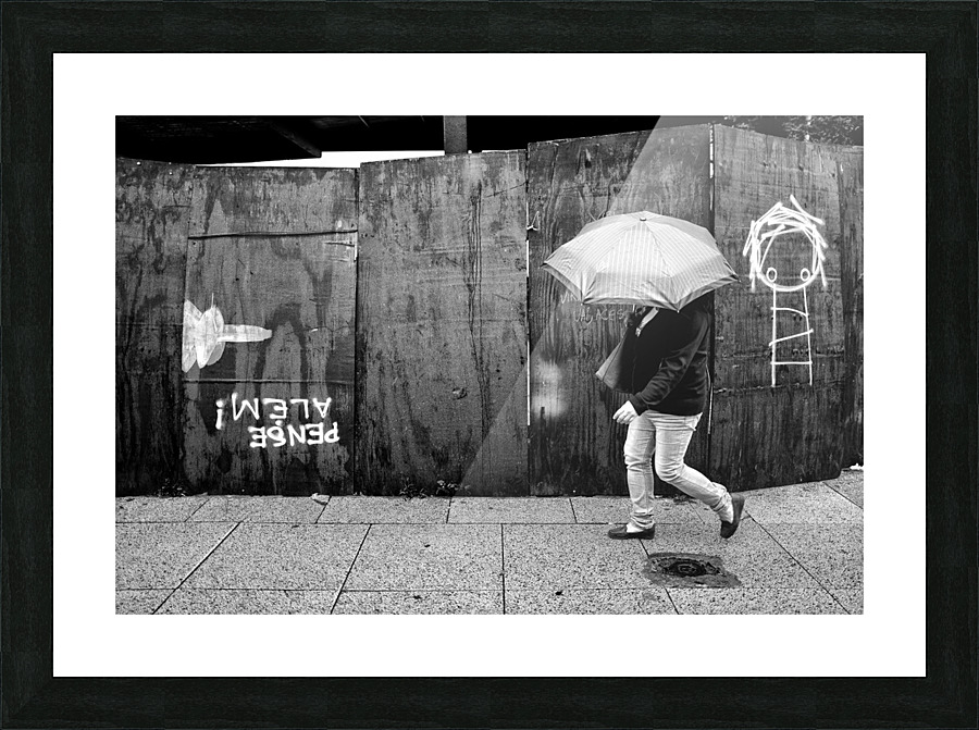 Think Picture Frame print