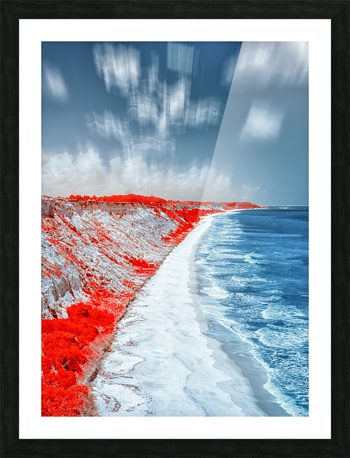 Costal Vertical Beach Picture Frame print
