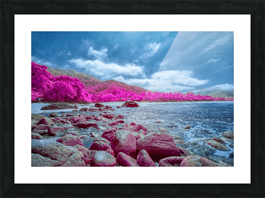 The Harmony Beach Picture Frame print