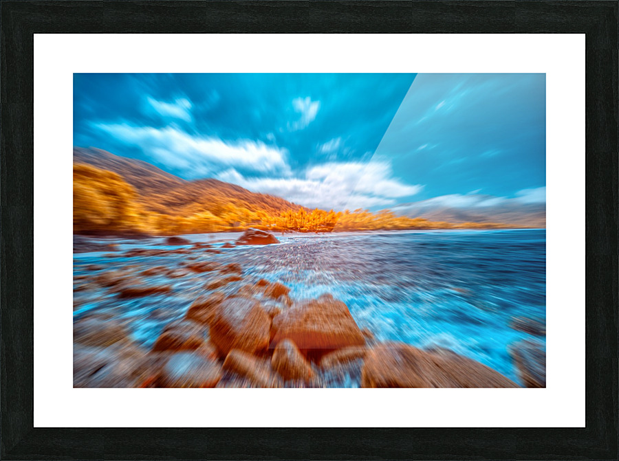 Restless Shore Picture Frame print