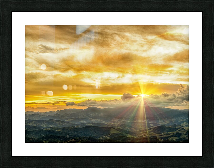 golden hour  Picture Frame print
