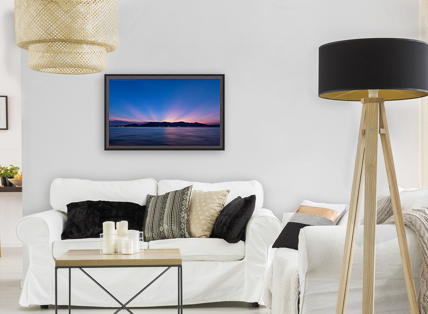 Sunset Over The Sea Reproduction