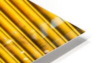 Deep Yellow Sun HD Metal print