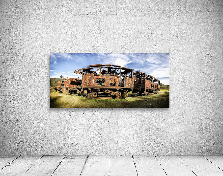Rusty Train Wall Preview