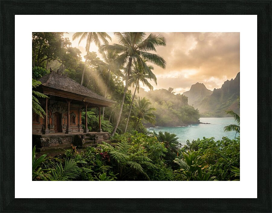 Tropical Tranquility Picture Frame print