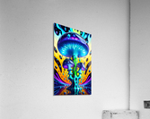 Mushroom drip Acrylic Print