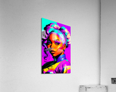 Futuristic Womann Acrylic Print