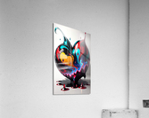 Dripping Heart Acrylic Print