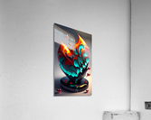 heart on display Acrylic Print