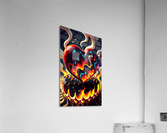 Raging Heart Acrylic Print