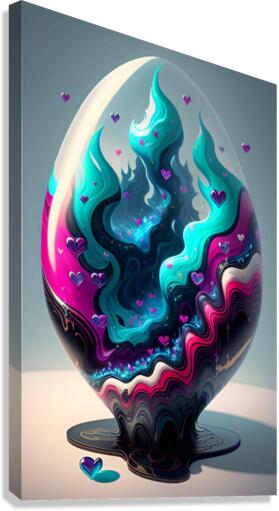 Cool Heart Vibes Canvas Print