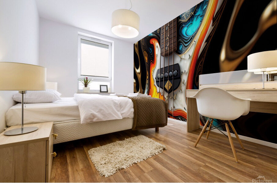 Guitar 4 Mural print