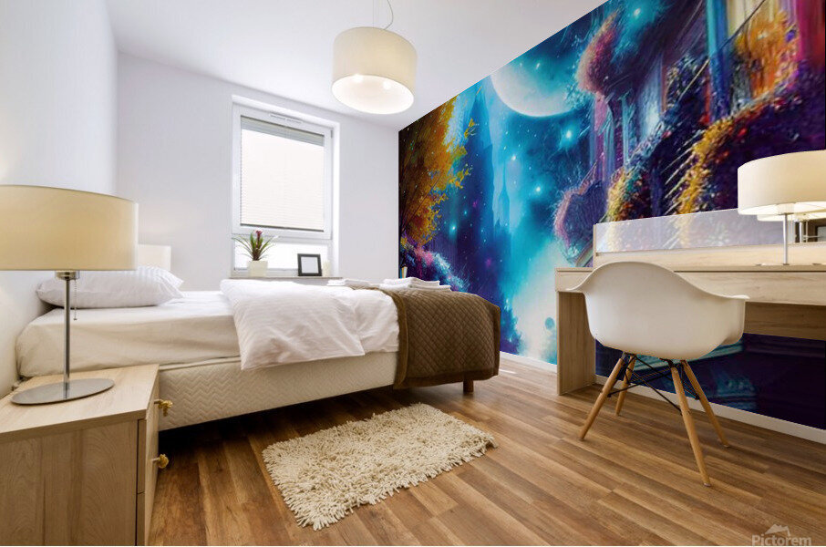 Full Moon Fantasy Mural print
